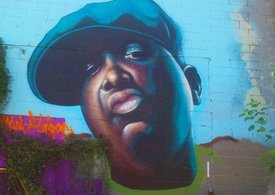 graphic t shirt design biggie detail